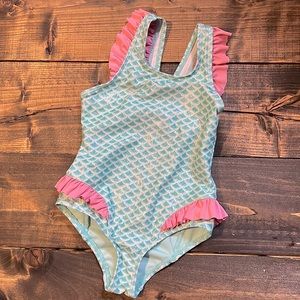Mermaid Swimsuit Girls 2T sweet Pineapple